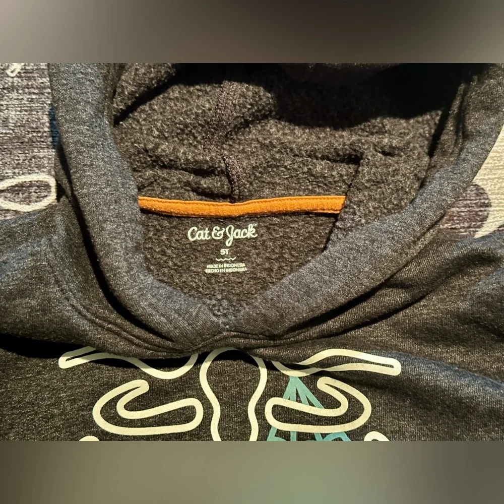 5T | Cat & Jack | Skeleton Hoodie - Picture 2 of 4